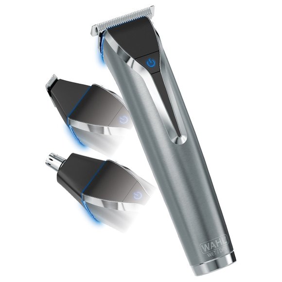 Lithium Ion Stainless Steel Men's Beard Trimmer, #9898
